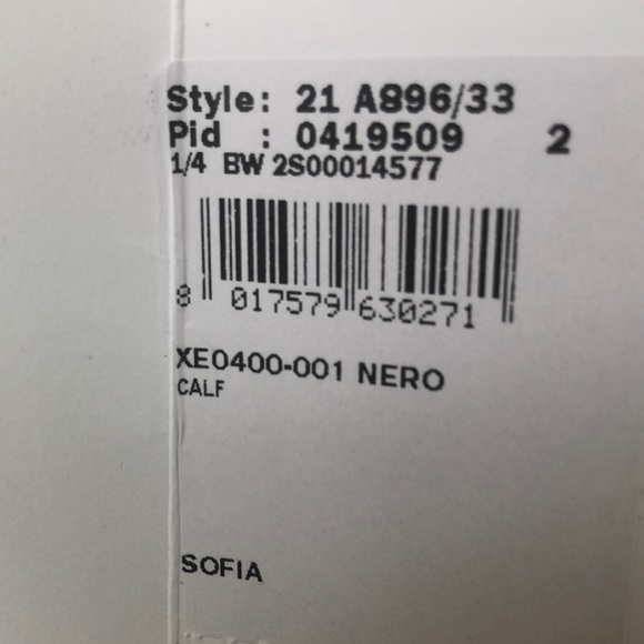 Salvatore Ferragamo Black Pebbled Leather Sofia Bag Silver tone hardware - Picture 7 of 16